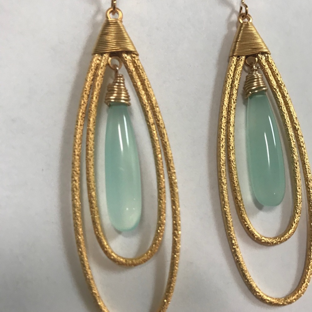 Chalcedony earrings